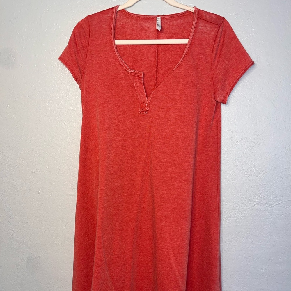Pink T-shirt Dress